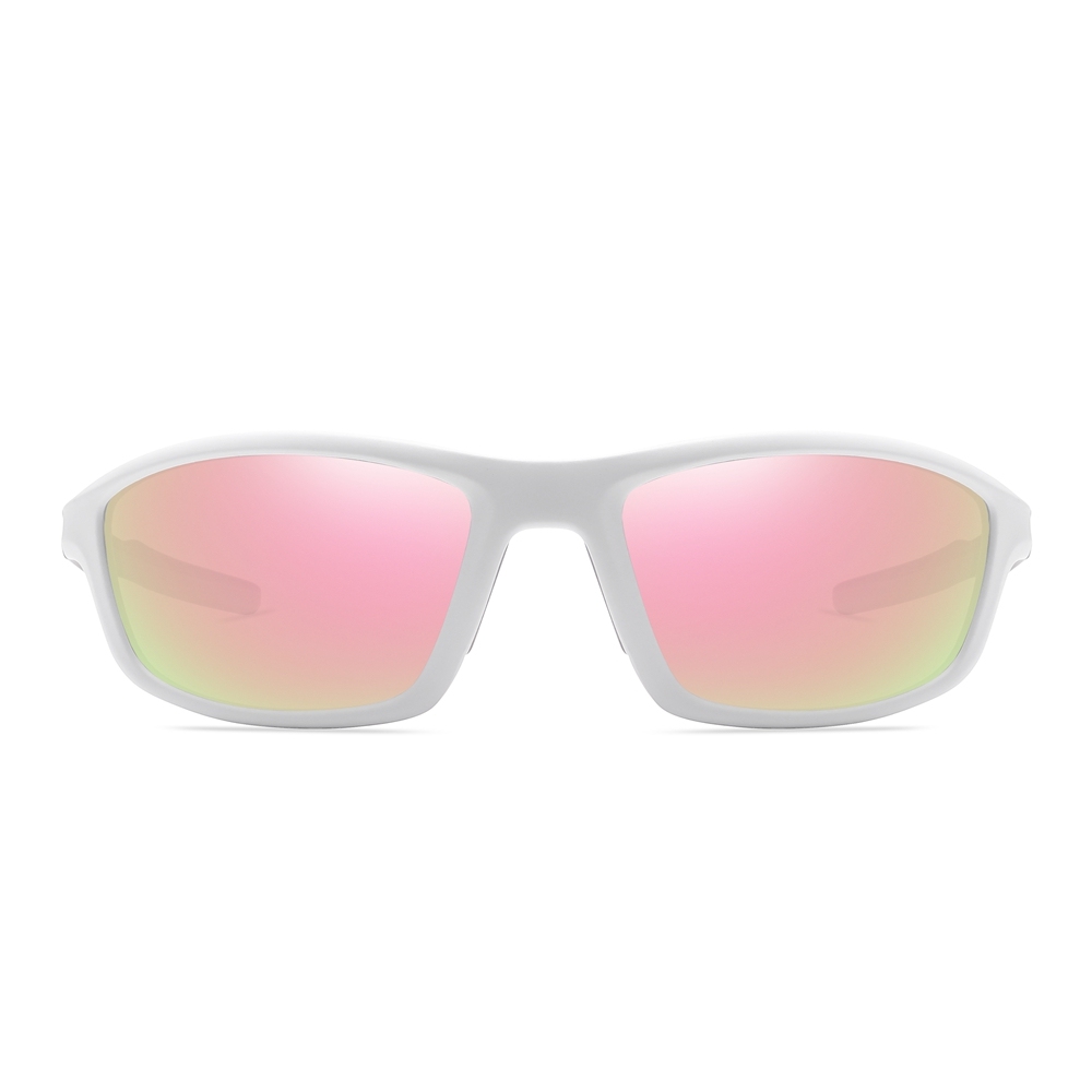 Custom Youth Polarized Fishing Sunglass Manufacturers in China TR90 Wrap Around Mirrored Sports Glasses for Women Men's Marathon Running Sunglasses
