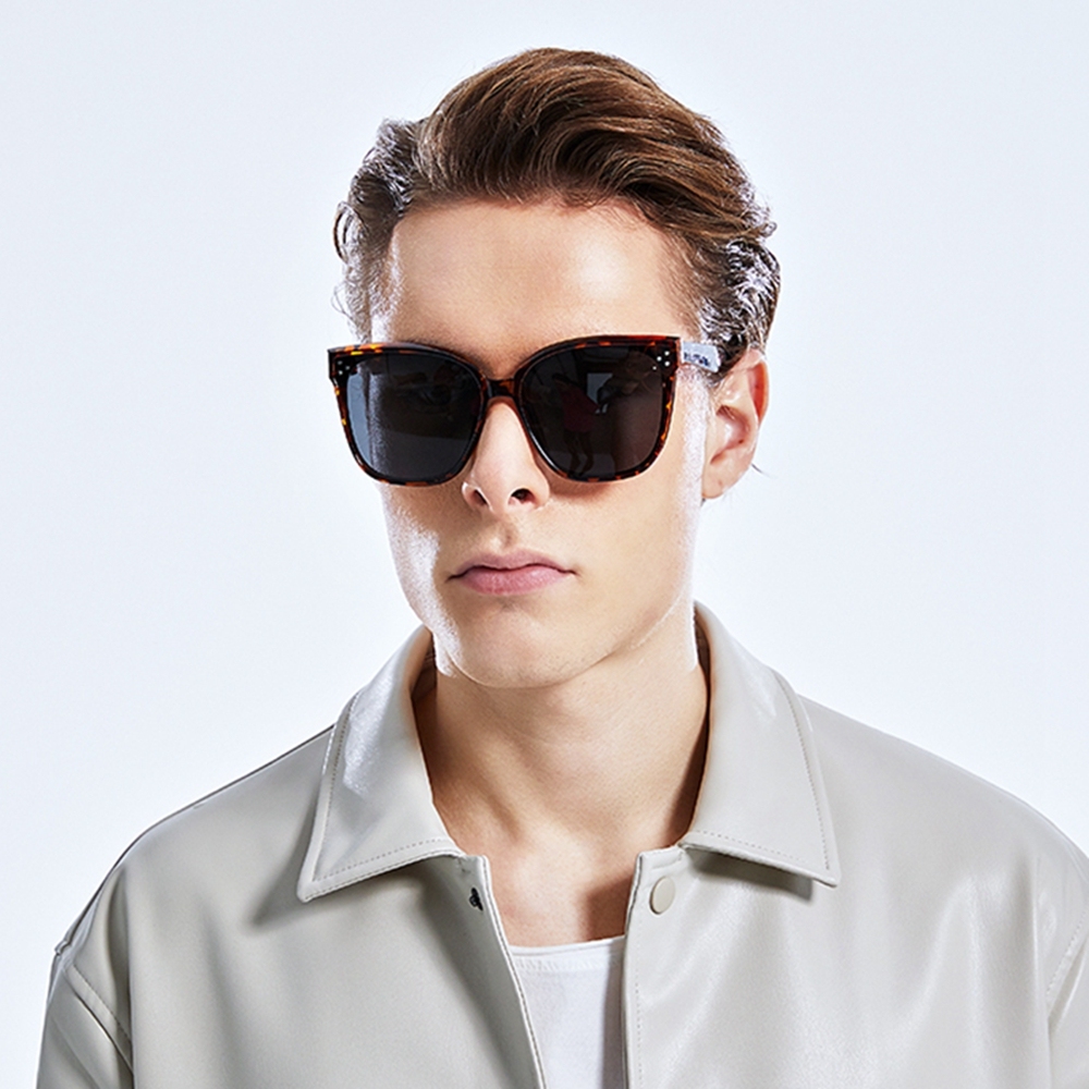 Custom Korea Popular Sunglasses Trendy Brand GM Rick Folding Polarised Glasses for Men Women Ultralight Oversized Square Foldable Sunglass