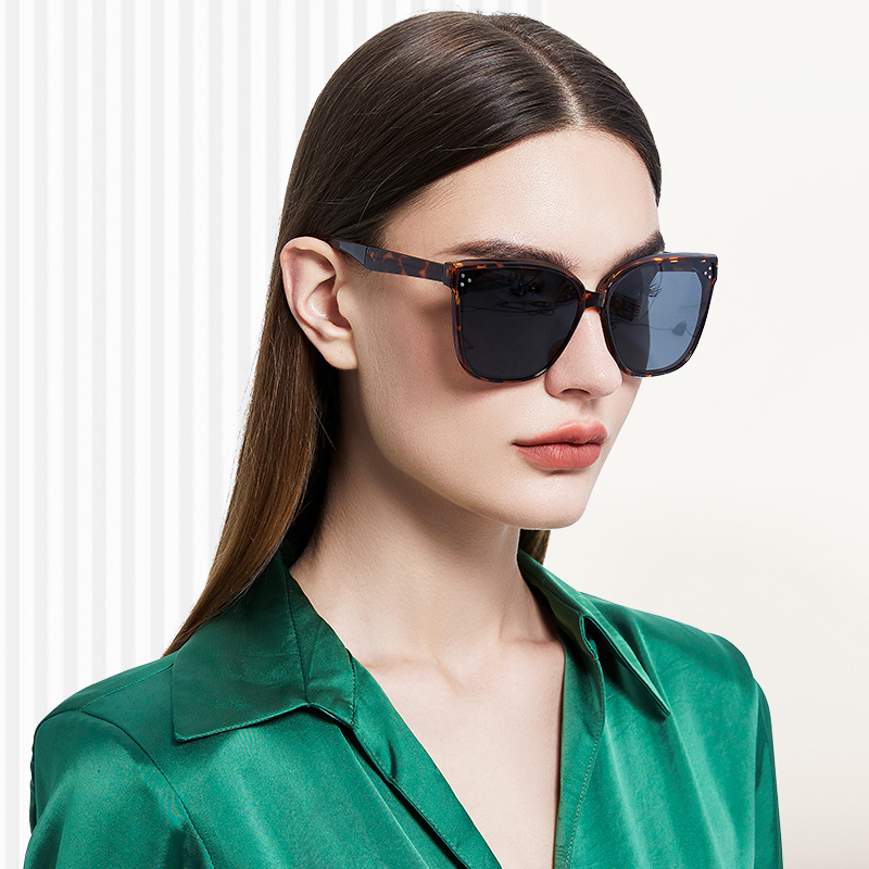 Custom Korea Popular Sunglasses Trendy Brand GM Rick Folding Polarised Glasses for Men Women Ultralight Oversized Square Foldable Sunglass