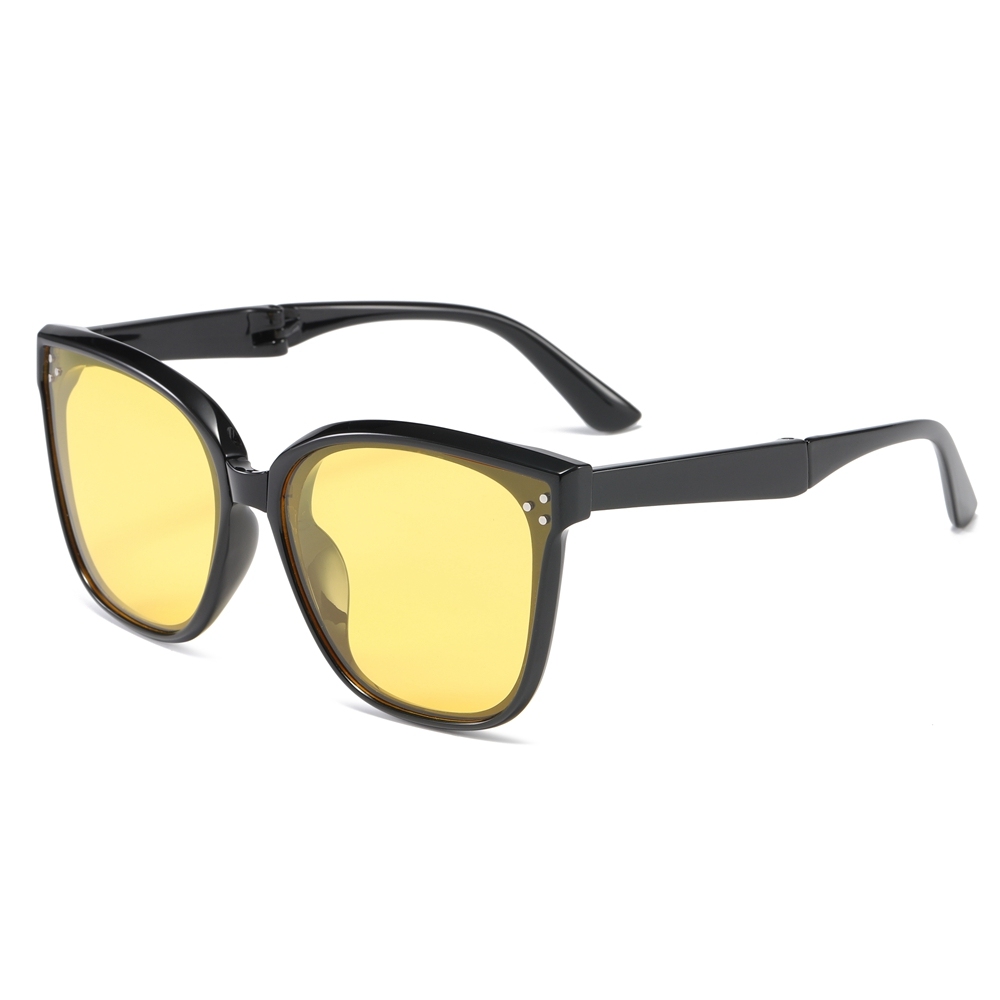 Custom Korea Popular Sunglasses Trendy Brand GM Rick Folding Polarised Glasses for Men Women Ultralight Oversized Square Foldable Sunglass