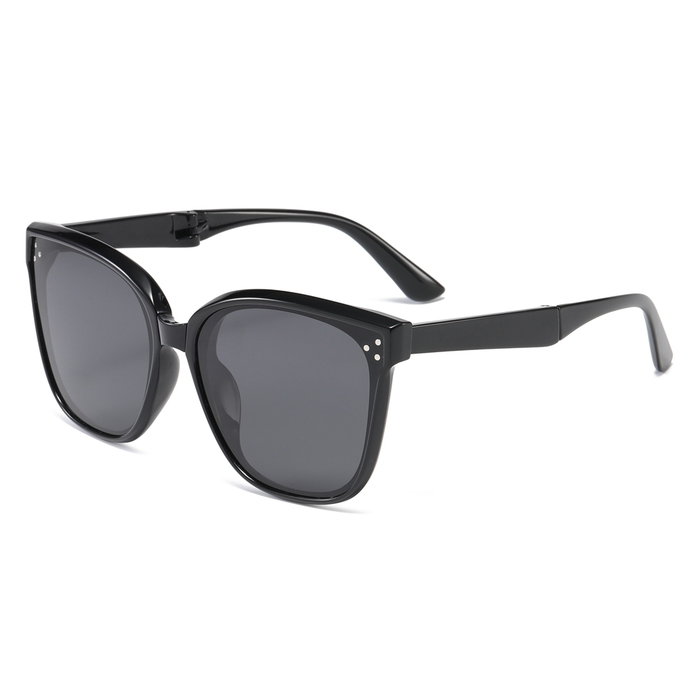 Custom Korea Popular Sunglasses Trendy Brand GM Rick Folding Polarised Glasses for Men Women Ultralight Oversized Square Foldable Sunglass