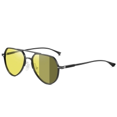 Black/Yellow to Gray