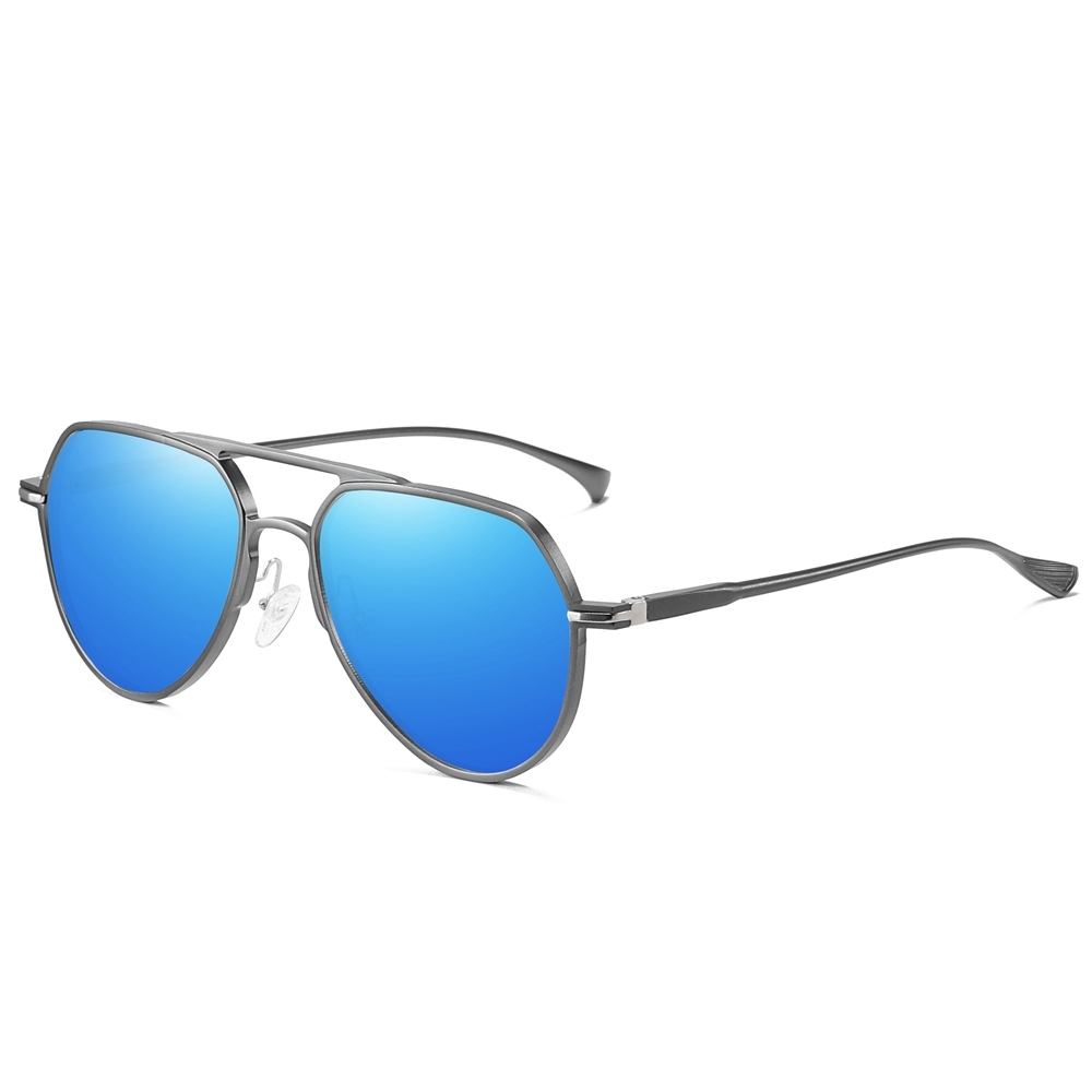 Custom Luxury Brand Aviator Sunglass with Logo Manufacturers in China Aluminum Polarized Glasses for Business Casual Sunglasses Wholesale