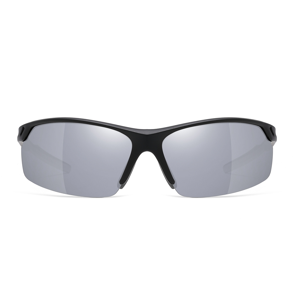 Custom Unisex TR90 Plastic Sport Performance Sunglasses for Women Men Half Frame Wrap Running Glasses Athletic Polarized Sunglass Wholesale