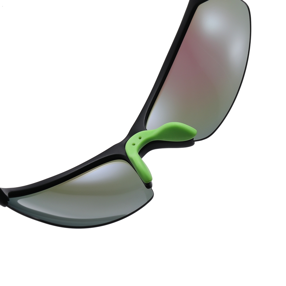 Custom Unisex TR90 Plastic Sport Performance Sunglasses for Women Men Half Frame Wrap Running Glasses Athletic Polarized Sunglass Wholesale