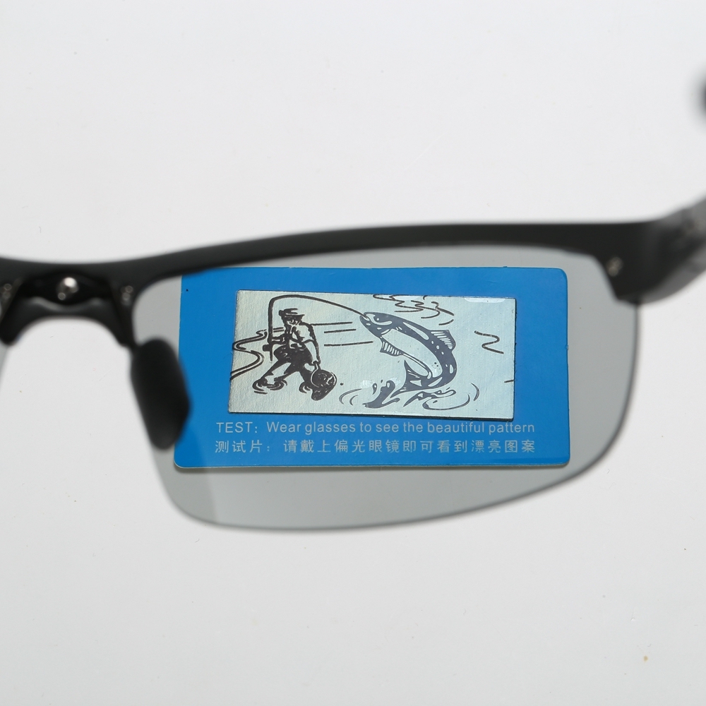 Custom Brand Aluminum Photochromic Polarized Sports Sunglasses for Men's Lightweight Golf Eyewear Transition Lenses Hiking Sun Glasses Wholesale
