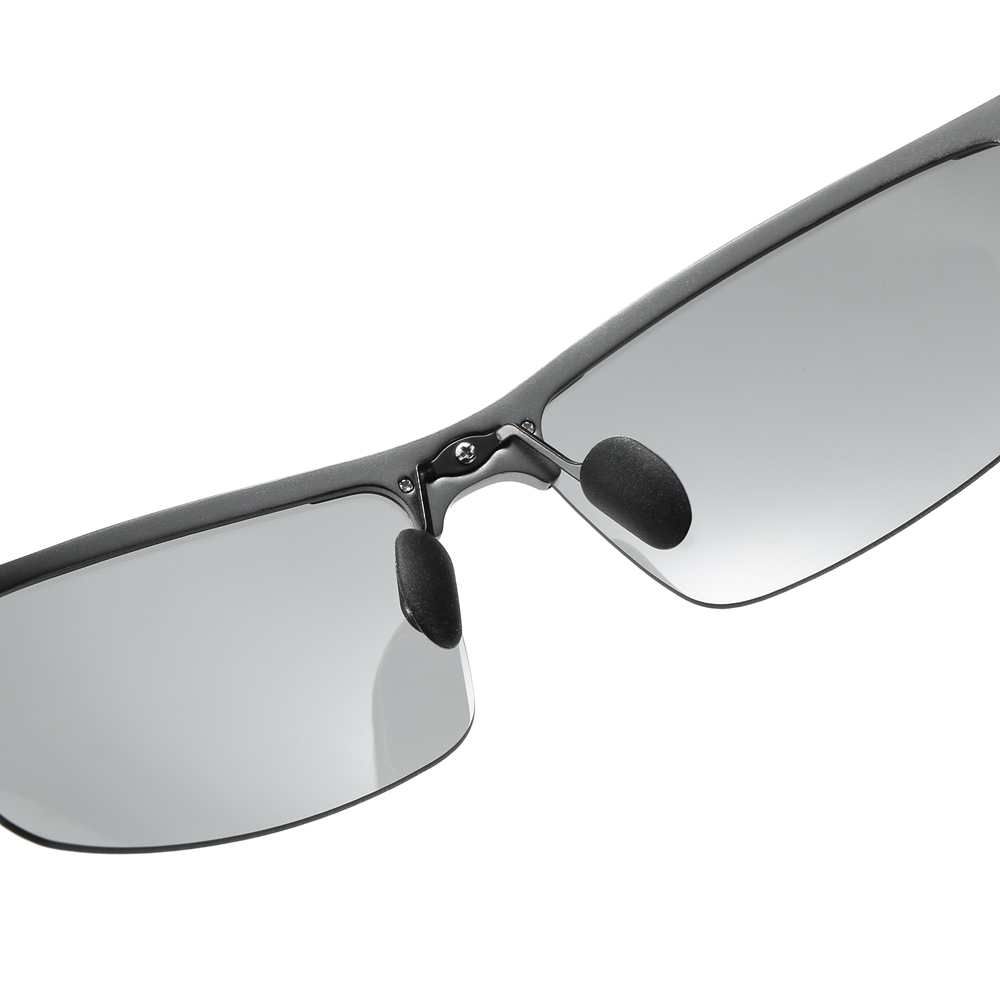 Custom Brand Aluminum Photochromic Polarized Sports Sunglasses for Men's Lightweight Golf Eyewear Transition Lenses Hiking Sun Glasses Wholesale