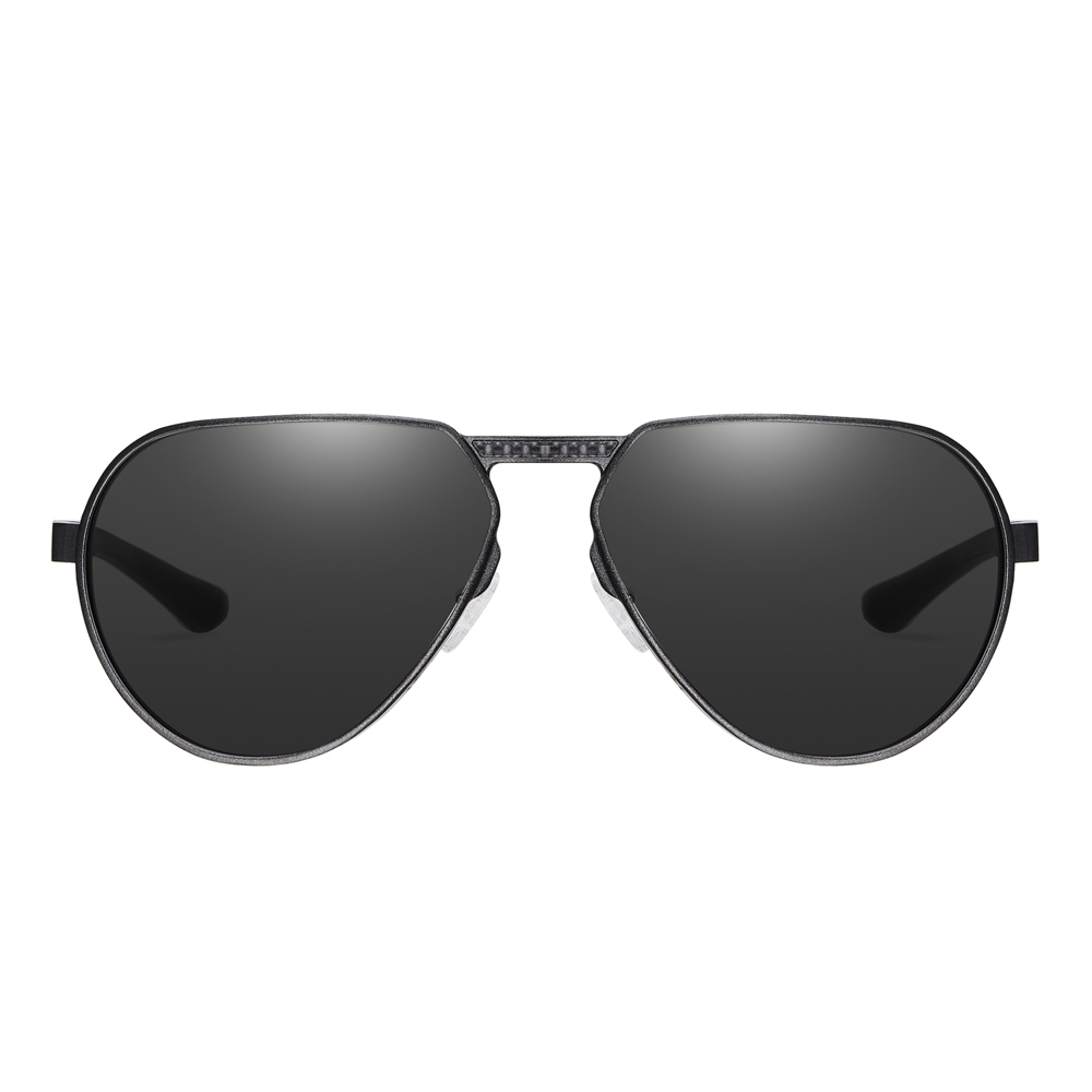 Private Label Modern Design Single Bridge Aviator Sunglasses for Men's Luxury Eyewear Manufacturer China Lightweight Aluminum Polarized Glasses