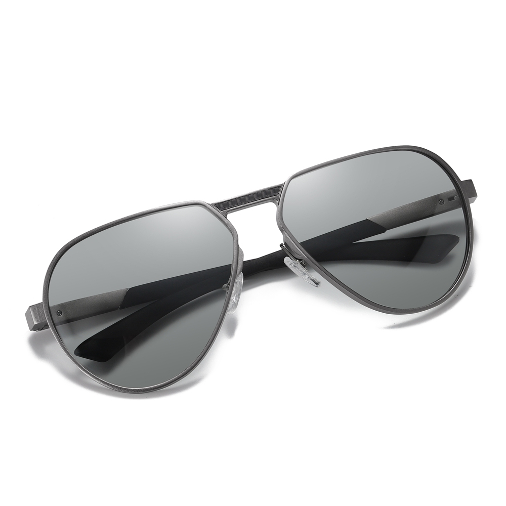 Private Label Modern Design Single Bridge Aviator Sunglasses for Men's Luxury Eyewear Manufacturer China Lightweight Aluminum Polarized Glasses