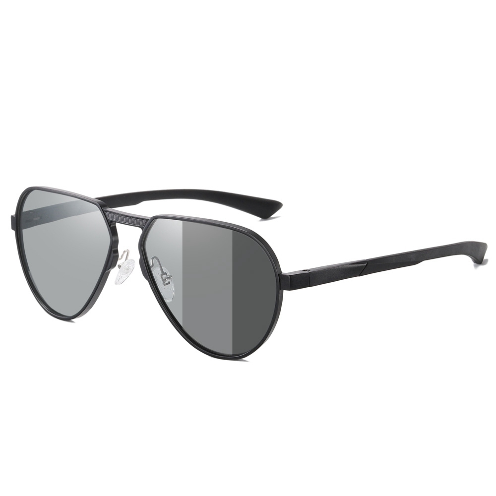 Private Label Modern Design Single Bridge Aviator Sunglasses for Men's Luxury Eyewear Manufacturer China Lightweight Aluminum Polarized Glasses