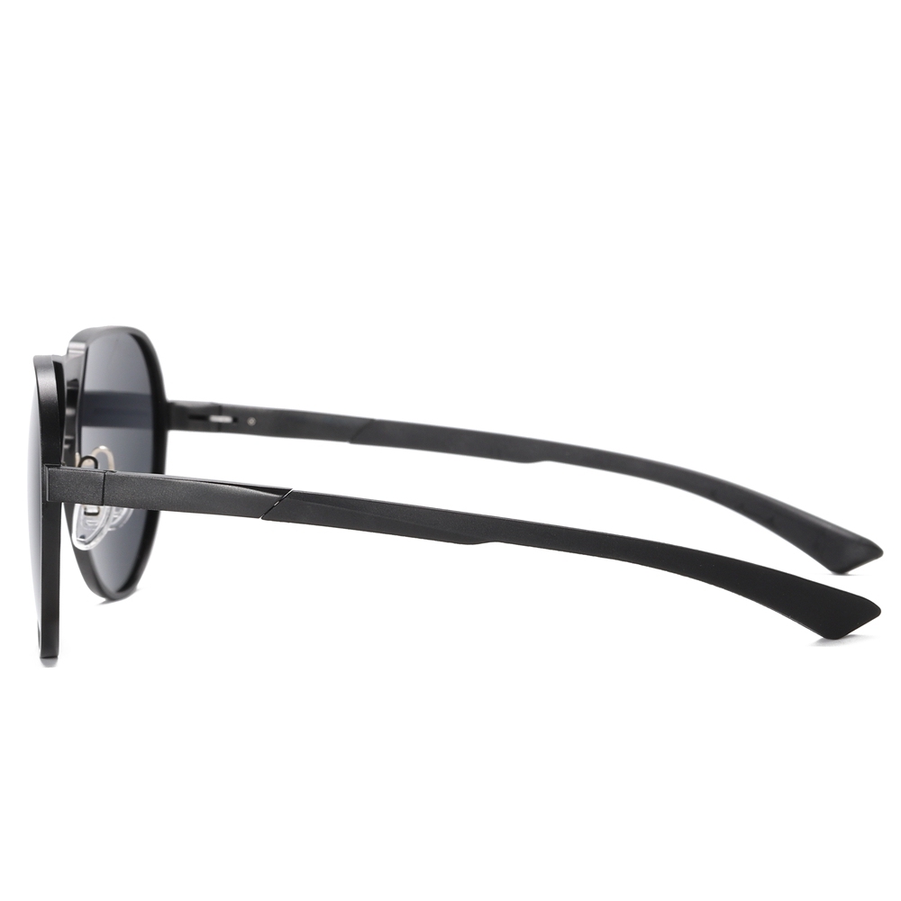 Private Label Modern Design Single Bridge Aviator Sunglasses for Men's Luxury Eyewear Manufacturer China Lightweight Aluminum Polarized Glasses
