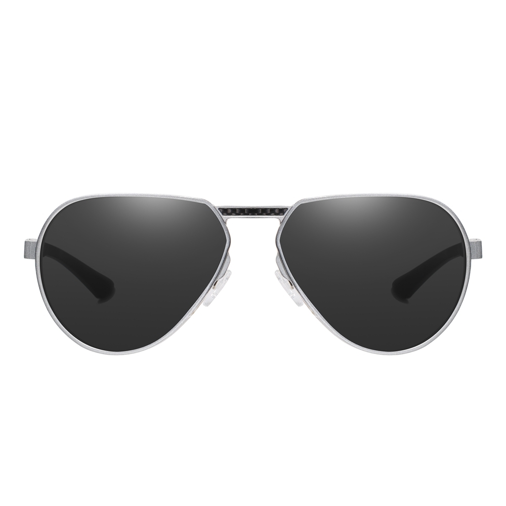 Private Label Modern Design Single Bridge Aviator Sunglasses for Men's Luxury Eyewear Manufacturer China Lightweight Aluminum Polarized Glasses