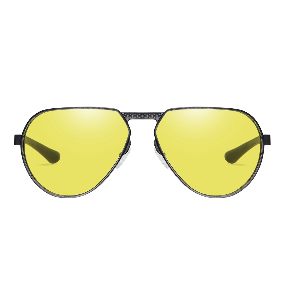 Private Label Modern Design Single Bridge Aviator Sunglasses for Men's Luxury Eyewear Manufacturer China Lightweight Aluminum Polarized Glasses