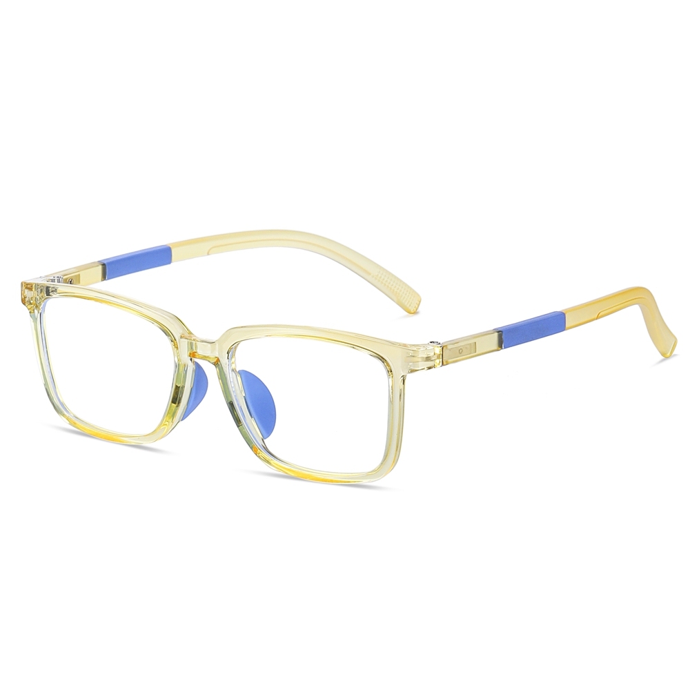 Custom Children's Digital Screen Protection Glasses for Kids Anti Blue Light Eyeglasses with Rubber Pieces Flexible Hinges Wholesale Online