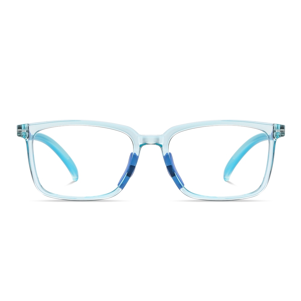 Custom Children's Digital Screen Protection Glasses for Kids Anti Blue Light Eyeglasses with Rubber Pieces Flexible Hinges Wholesale Online