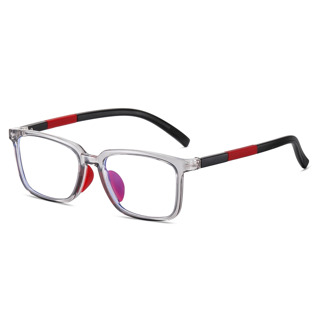 Custom Children's Digital Screen Protection Glasses for Kids Anti Blue Light Eyeglasses with Rubber Pieces Flexible Hinges Wholesale Online
