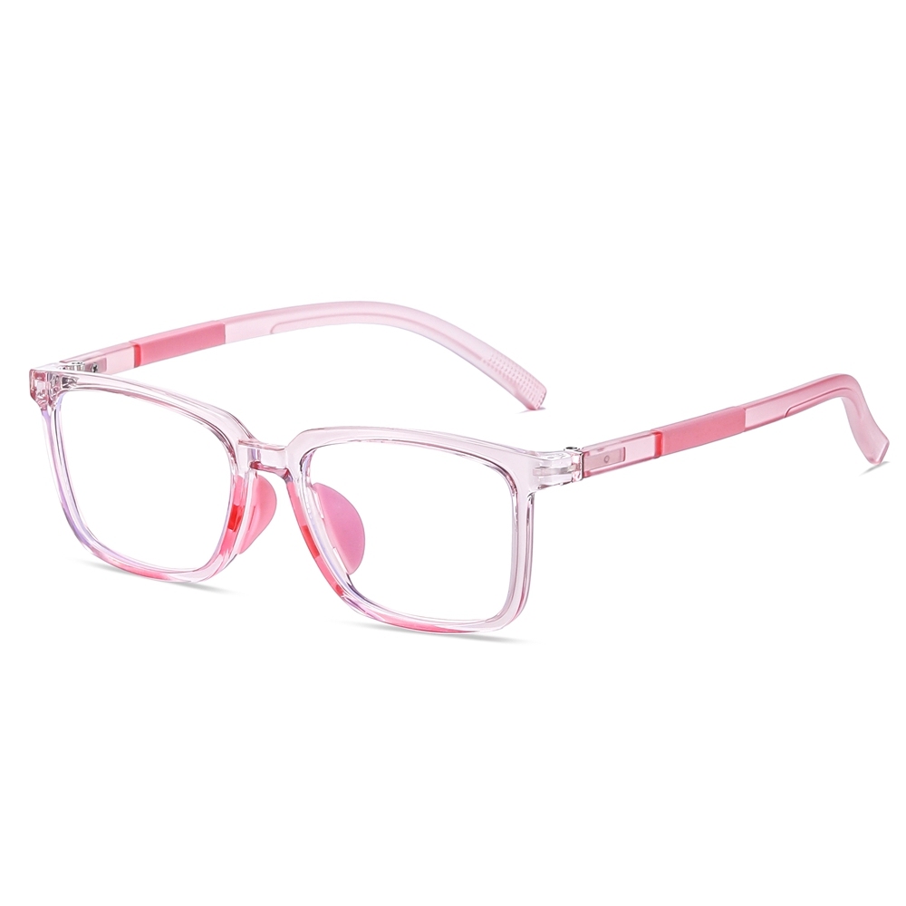 Custom Children's Digital Screen Protection Glasses for Kids Anti Blue Light Eyeglasses with Rubber Pieces Flexible Hinges Wholesale Online