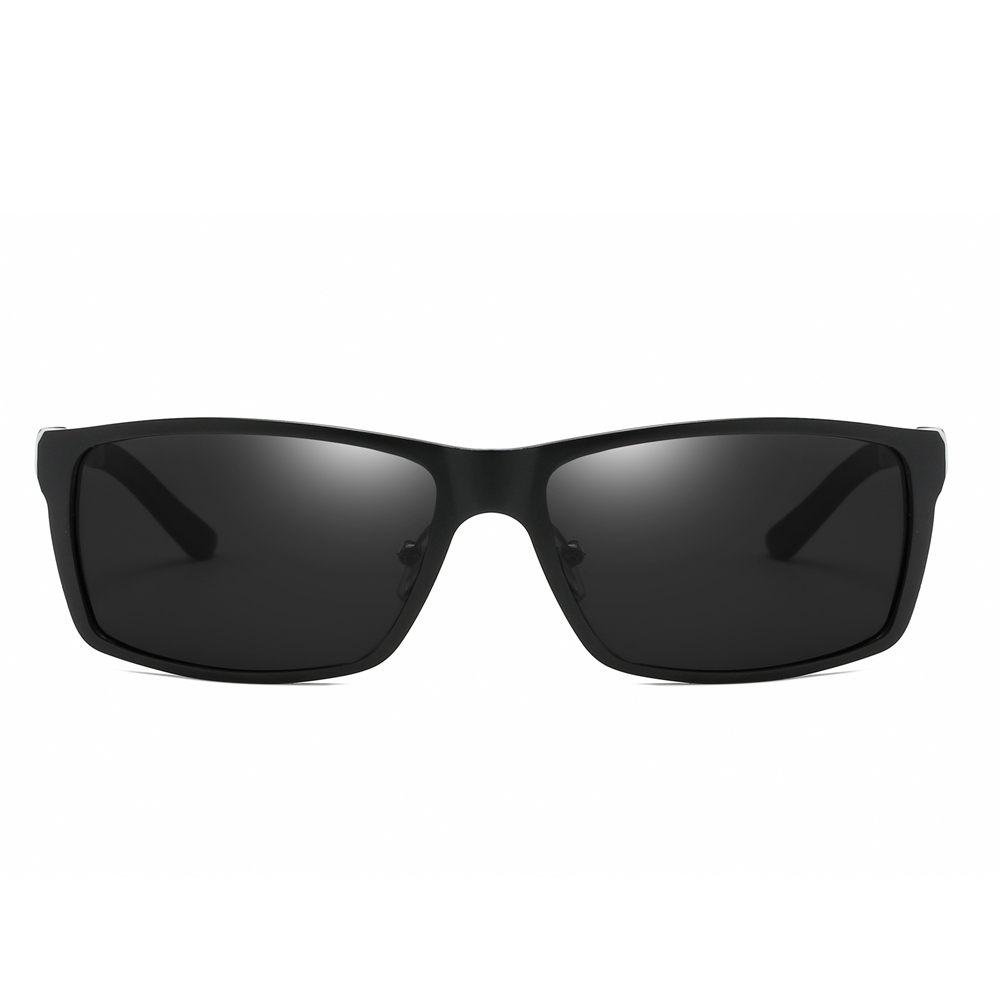 Readystock Lightweight Aluminum Sports Polarized Sunglass for Men's Outdoor Activity Eyewear Rectangle Wrap Around Sunglasses Wholesale Online