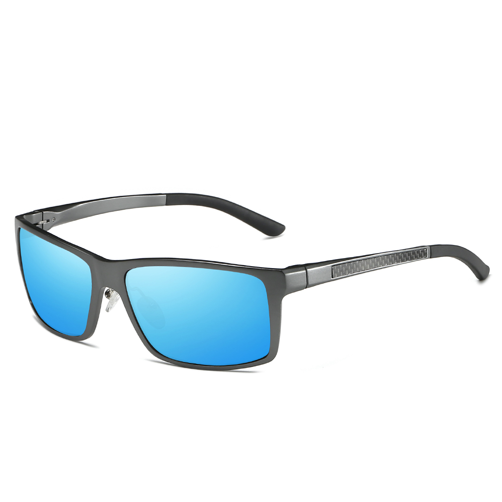 Readystock Lightweight Aluminum Sports Polarized Sunglass for Men's Outdoor Activity Eyewear Rectangle Wrap Around Sunglasses Wholesale Online