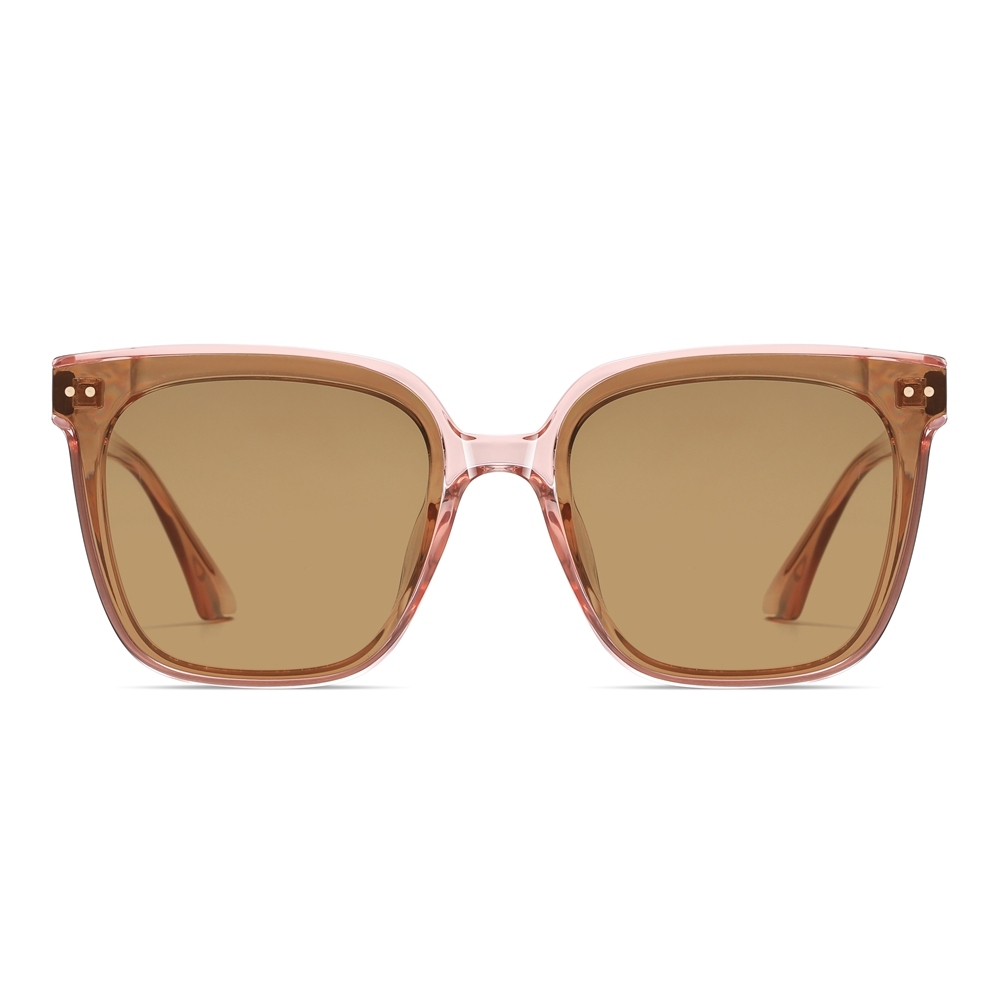 Custom Oversized Square Flatba Frame Polarized Sunglasses for Men Women's Knock Off Famous Korea Brand GM Locell Sun Glasses Wholesale Online