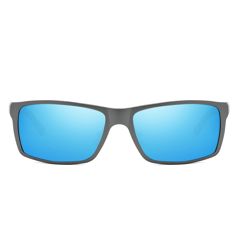 Readystock Lightweight Aluminum Sports Polarized Sunglass for Men's Outdoor Activity Eyewear Rectangle Wrap Around Sunglasses Wholesale Online