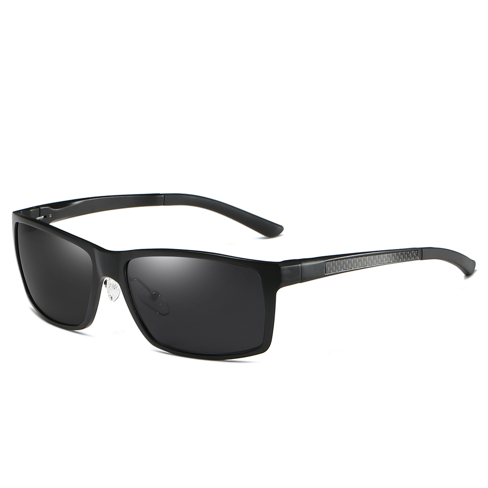 Readystock Lightweight Aluminum Sports Polarized Sunglass for Men's Outdoor Activity Eyewear Rectangle Wrap Around Sunglasses Wholesale Online