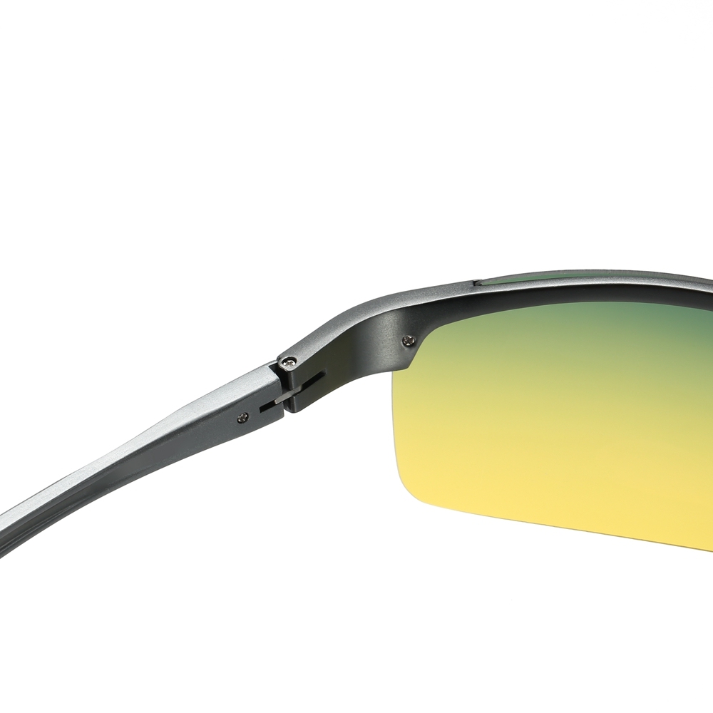 Custom Lightweight Aluminum Day Night Sports Glasses for Driving Car to Reduce Headlight Glare Improve Vision Fishing Eyewear Wholesale Online
