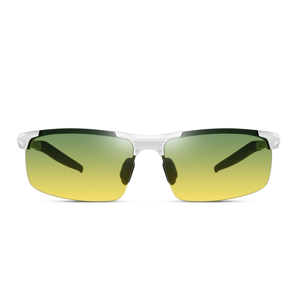Custom Lightweight Aluminum Day Night Sports Glasses for Driving Car to Reduce Headlight Glare Improve Vision Fishing Eyewear Wholesale Online
