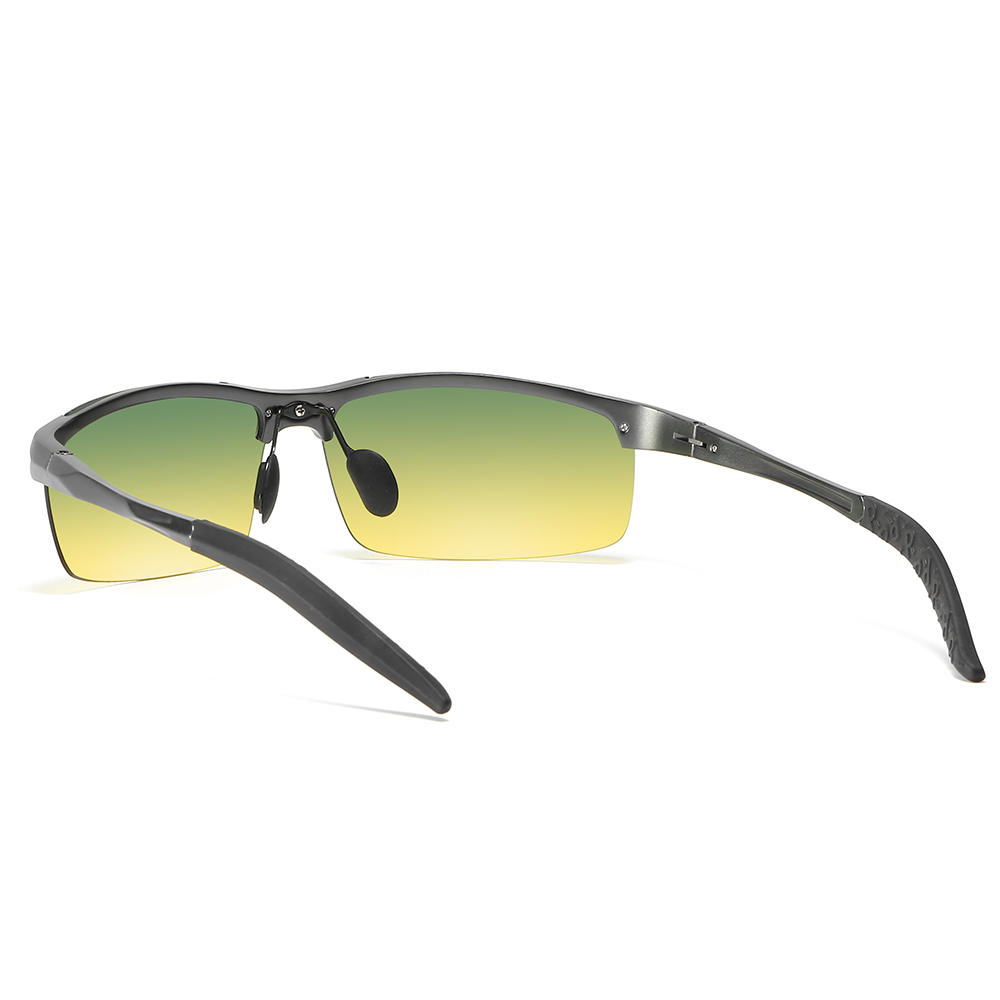 Custom Lightweight Aluminum Day Night Sports Glasses for Driving Car to Reduce Headlight Glare Improve Vision Fishing Eyewear Wholesale Online