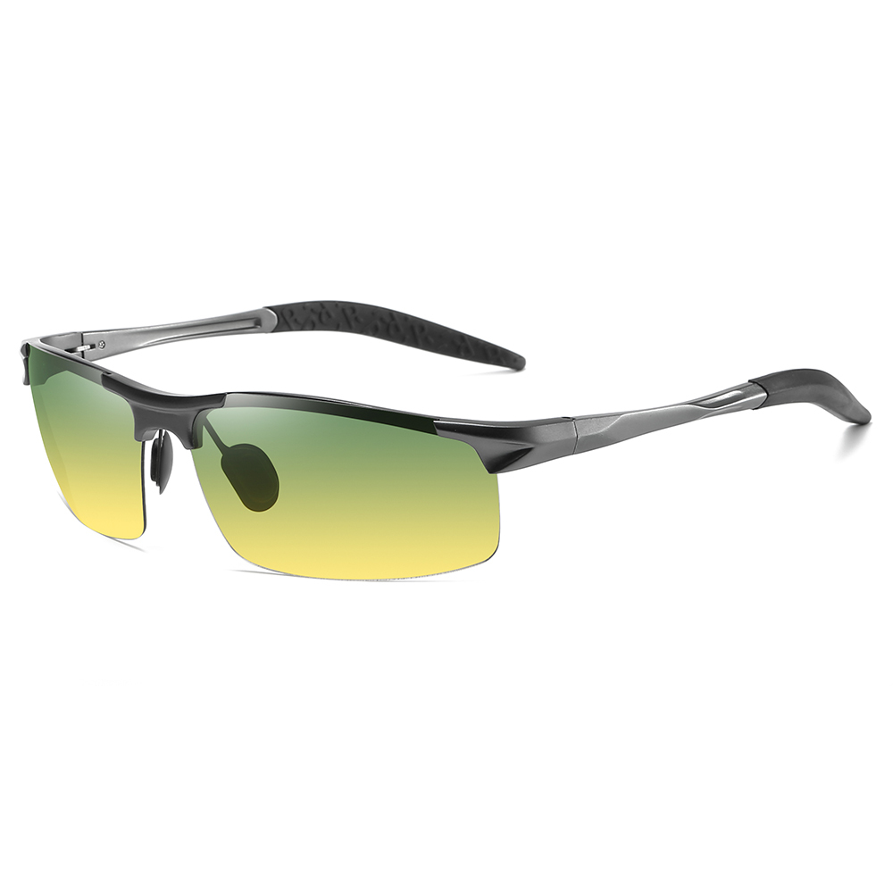 Custom Lightweight Aluminum Day Night Sports Glasses for Driving Car to Reduce Headlight Glare Improve Vision Fishing Eyewear Wholesale Online
