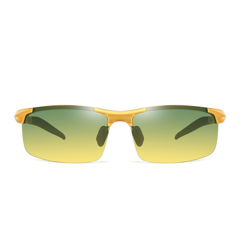 Custom Lightweight Aluminum Day Night Sports Glasses for Driving Car to Reduce Headlight Glare Improve Vision Fishing Eyewear Wholesale Online