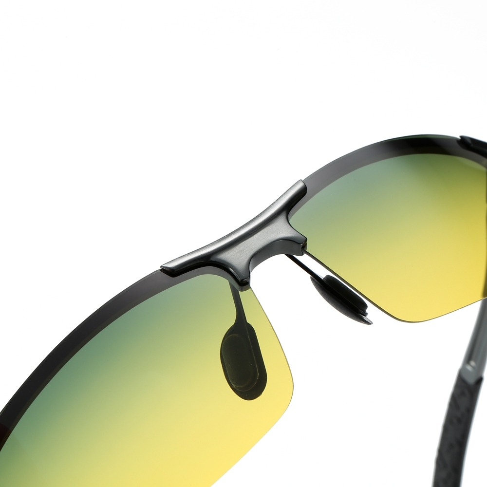 Custom Lightweight Aluminum Day Night Sports Glasses for Driving Car to Reduce Headlight Glare Improve Vision Fishing Eyewear Wholesale Online