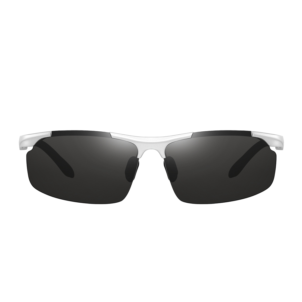 Wholesale Aluminum Semi-rimless Hill Walking Sunglasses for Men's Sports Eyewear Manufacturers in China Lightweight Polarized Hiking Glasses Online