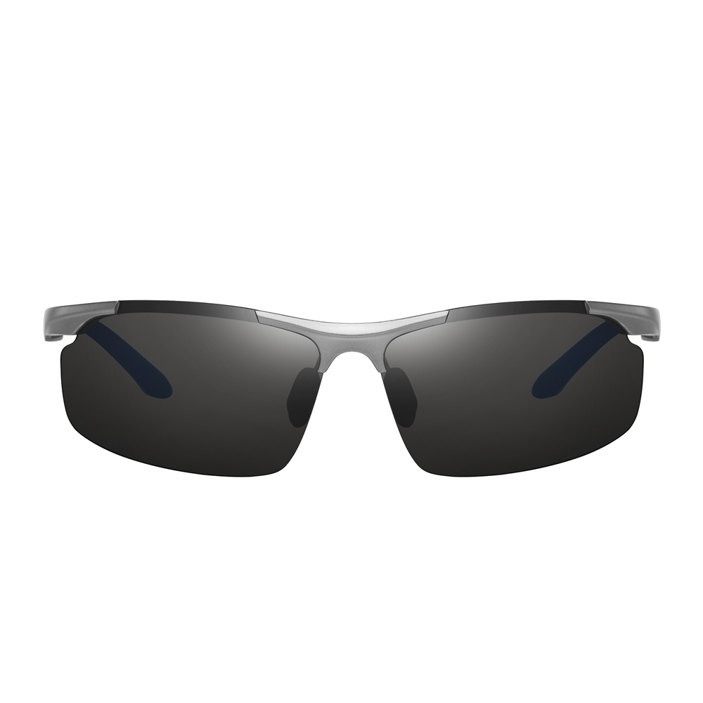 Wholesale Aluminum Semi-rimless Hill Walking Sunglasses for Men's Sports Eyewear Manufacturers in China Lightweight Polarized Hiking Glasses Online