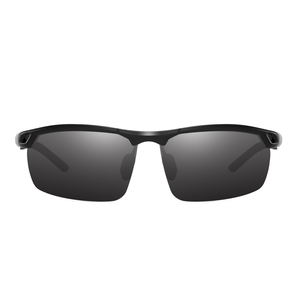 Custom Aluminum Vented Half Frame Sports Polarized Sunglasses for Men's Al-mg Military Tactical Eyewear Army Basic Training Glasses Wholesale