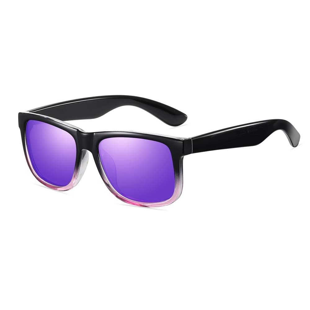 Cheap Custom Promotional Unisex Plastic Square Polarized Sunglasses Personalized with Logo for Party Favors 4165 Justin Classic Sunglass Wholesale