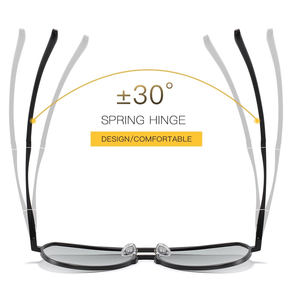 Wholesale Aluminum Oversized Flat Top Aviator Sunglasses for Men's Elegante Eyewear Factory in China Polarized Everyday Glasses Online Order