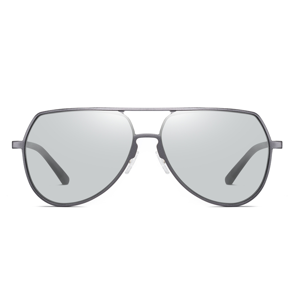 Wholesale Aluminum Oversized Flat Top Aviator Sunglasses for Men's Elegante Eyewear Factory in China Polarized Everyday Glasses Online Order