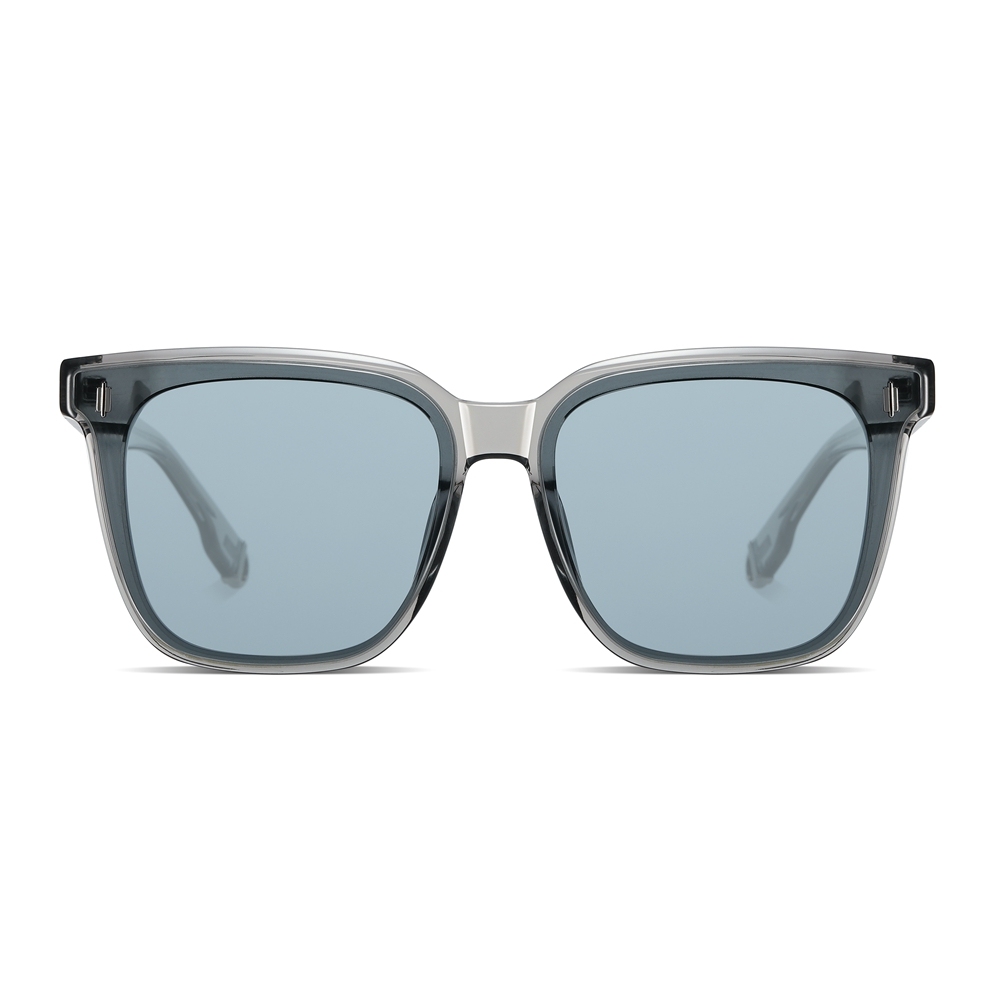 Custom Men's Chic Oversized Square Sunglasses for Women Luxury Acetate Eyewear Made in China Flat Lenses Polarized sunglass Wholesale Online