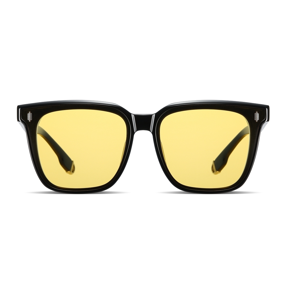 Custom Men's Chic Oversized Square Sunglasses for Women Luxury Acetate Eyewear Made in China Flat Lenses Polarized sunglass Wholesale Online