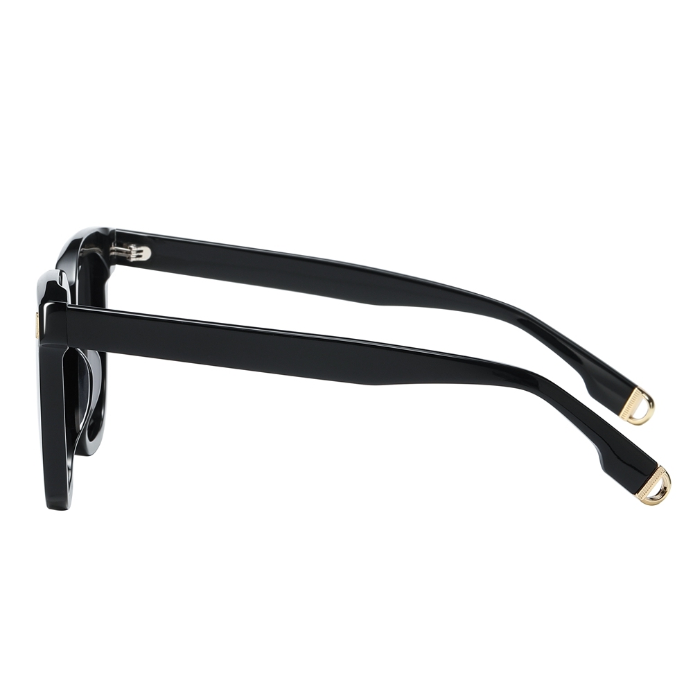 Custom Men's Chic Oversized Square Sunglasses for Women Luxury Acetate Eyewear Made in China Flat Lenses Polarized sunglass Wholesale Online