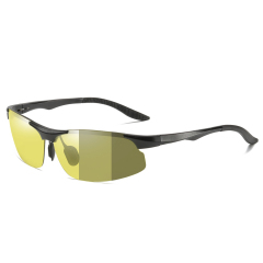 Black/Yellow to Grey