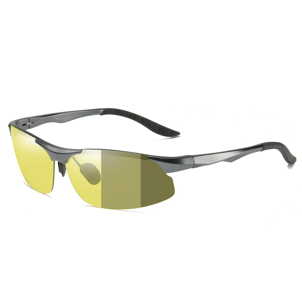 Custom Aluminum Outdoor Sports Photochromic Glasses with Logo that Turn Into Sunglasses for Driving at Day and Night Eyewear Manufacturer China