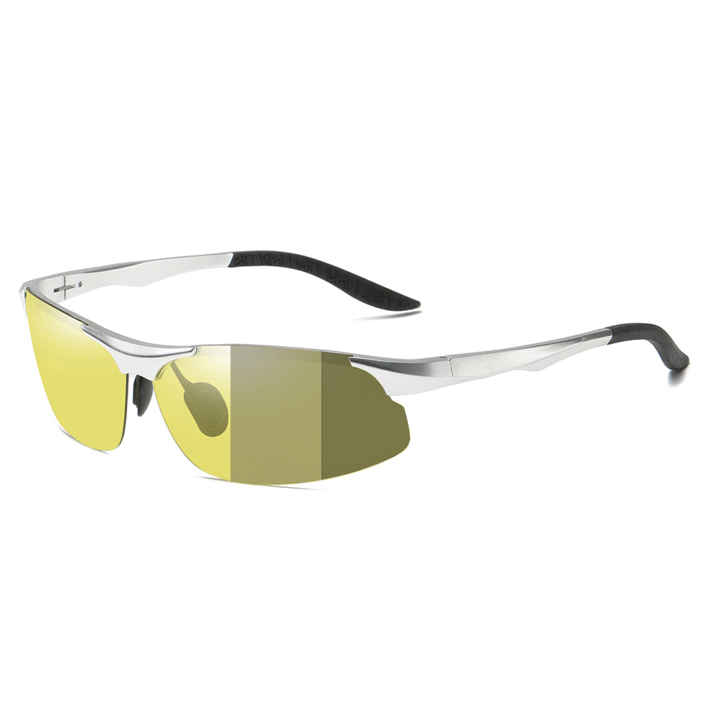 Custom Aluminum Outdoor Sports Photochromic Glasses with Logo that Turn Into Sunglasses for Driving at Day and Night Eyewear Manufacturer China