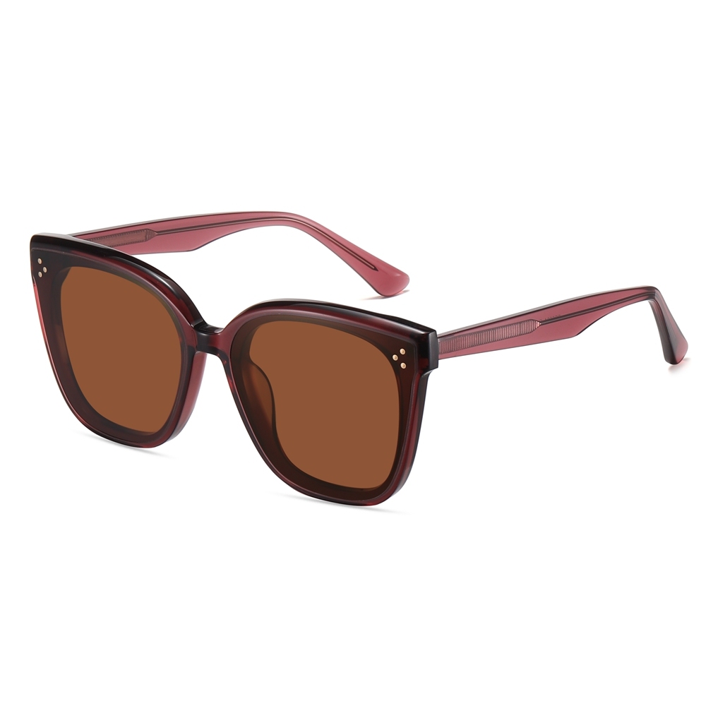 Custom Ladies Fashionable Oversized Square Polarized Sunglasses for Men's Luxury Acetate Eyewear Brand GM Rick Dupes Designer Shades Wholesale Online