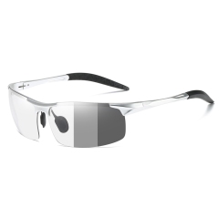Silver/Clear to Grey