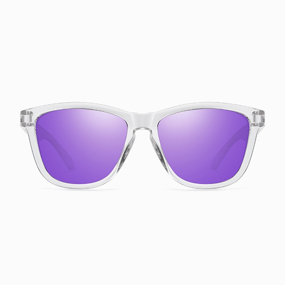 Wholesale Unisex Classic Pop Culture Sunglass Plastic Square Colorful Mirror Polarized Glasses Cheap Custom Promotional Sunglasses with Logo