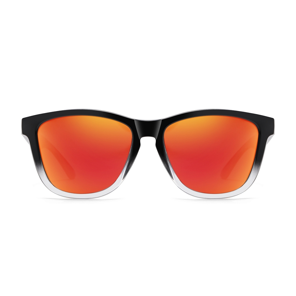 Wholesale Unisex Classic Pop Culture Sunglass Plastic Square Colorful Mirror Polarized Glasses Cheap Custom Promotional Sunglasses with Logo