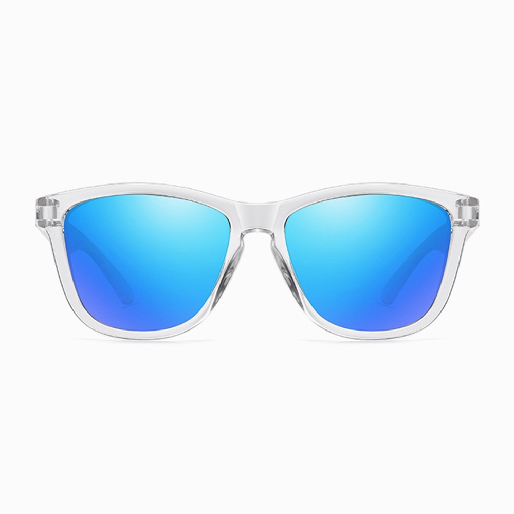 Wholesale Unisex Classic Pop Culture Sunglass Plastic Square Colorful Mirror Polarized Glasses Cheap Custom Promotional Sunglasses with Logo