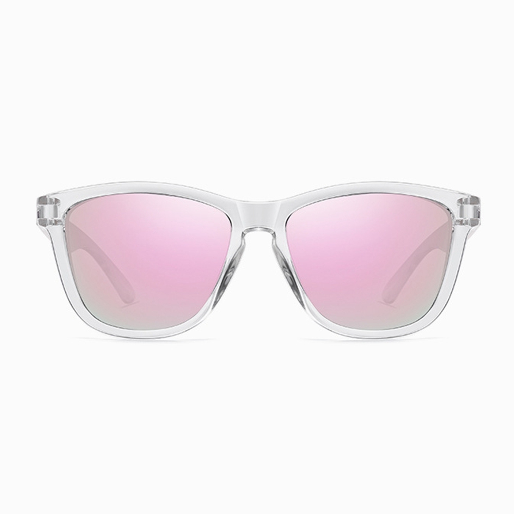 Wholesale Unisex Classic Pop Culture Sunglass Plastic Square Colorful Mirror Polarized Glasses Cheap Custom Promotional Sunglasses with Logo